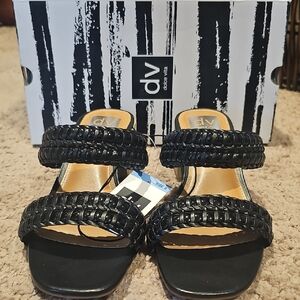 DV by Dolce Vita Black Chunky Platform Sandals